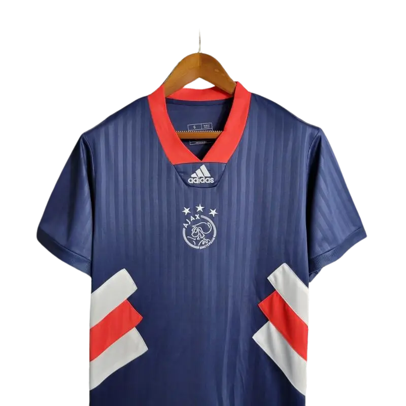 23/24 Ajax Icon Blue kit Embroidery Logo - Fan version Retro-footballkits