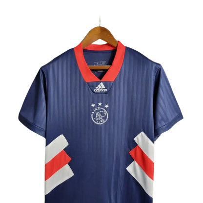 23/24 Ajax Icon Blue kit Embroidery Logo - Fan version Retro-footballkits