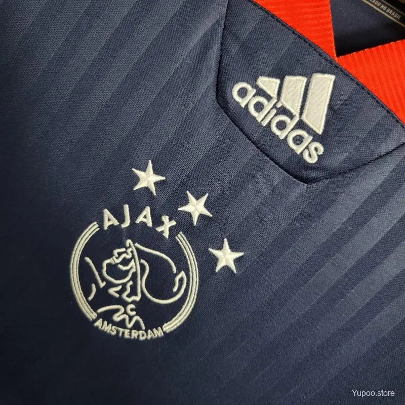 23/24 Ajax Icon Blue kit Embroidery Logo - Fan version Retro-footballkits