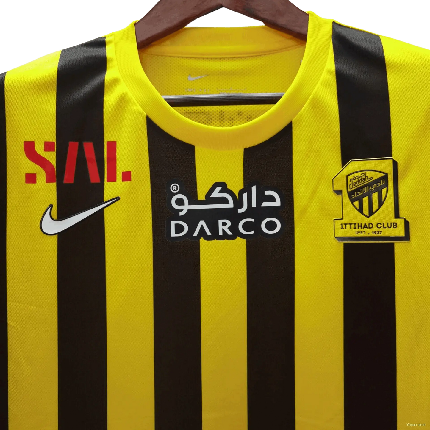 23/24 Al-Ittihad Benzema Home kit - Fan version Retro-footballkits