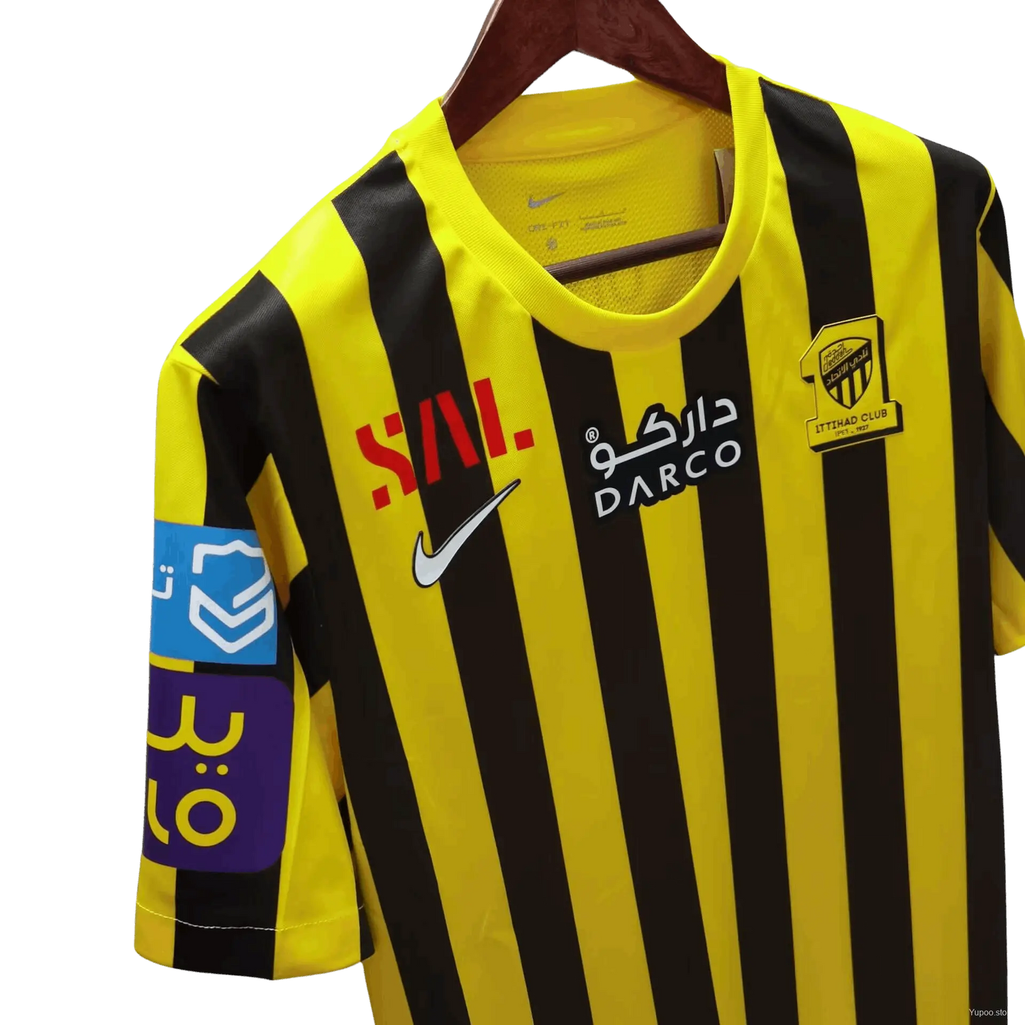 23/24 Al-Ittihad Benzema Home kit - Fan version Retro-footballkits