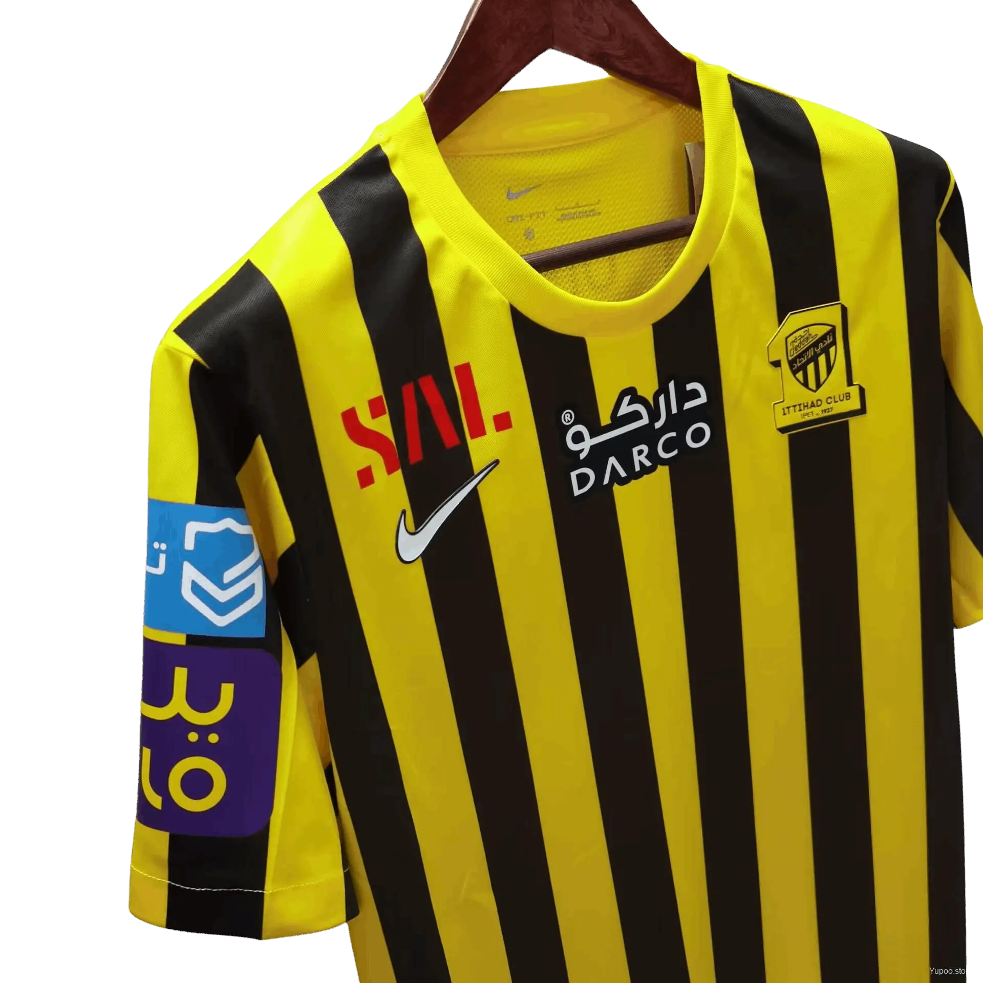 23/24 Al-Ittihad Benzema Home kit - Fan version Retro-footballkits