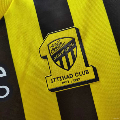 23/24 Al-Ittihad Benzema Home kit - Fan version Retro-footballkits