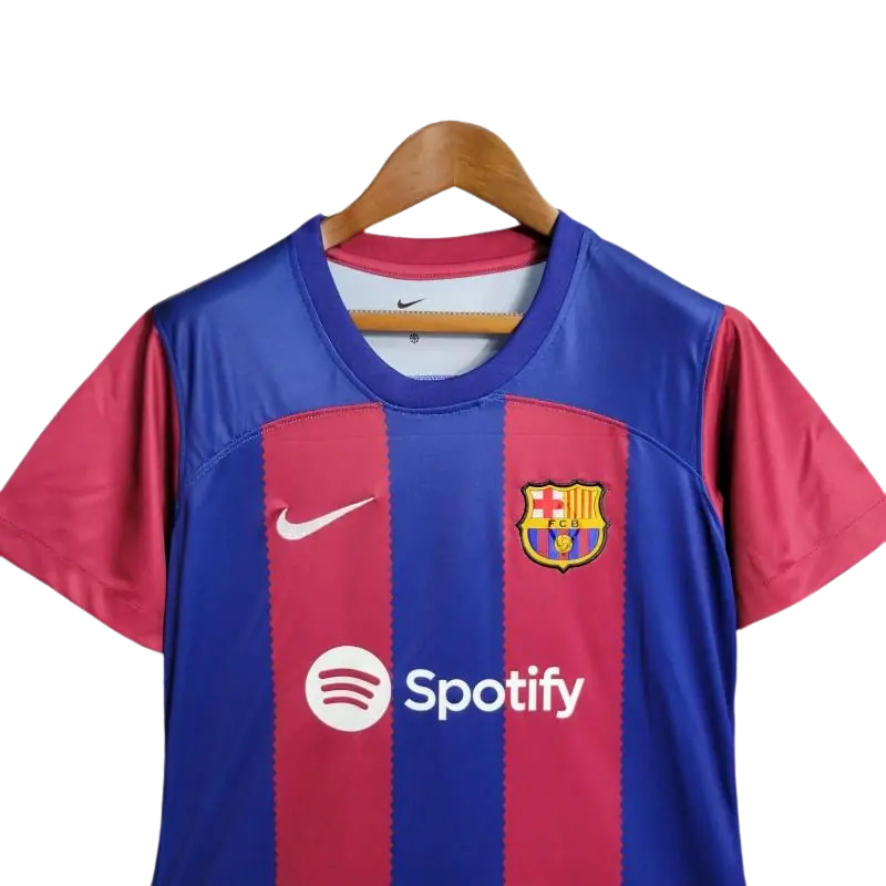 23/24 Barcelona Home Women kit - Fan version | Goatkits Store Retro-footballkits