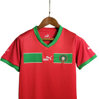 23/24 Home Morocco kids kit - Goatkits store Retro-footballkits