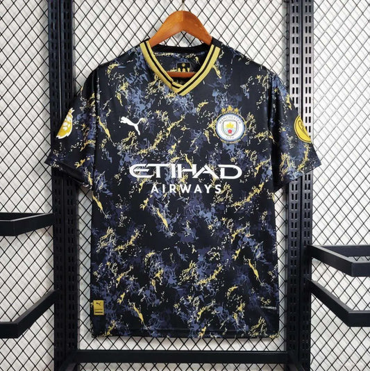 23/24 Manchester City Black Gold Special Edition kit - Fan version My Store