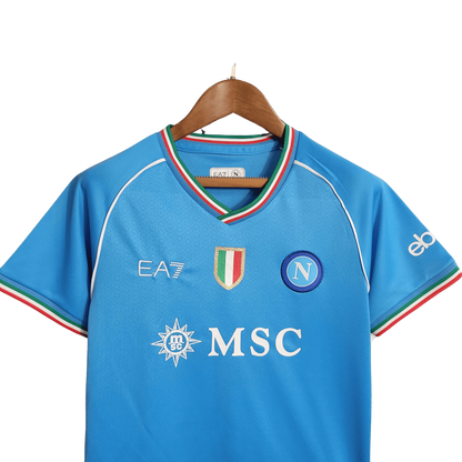 23/24 Napoli Home Kids and Junior Kit Retro-footballkits