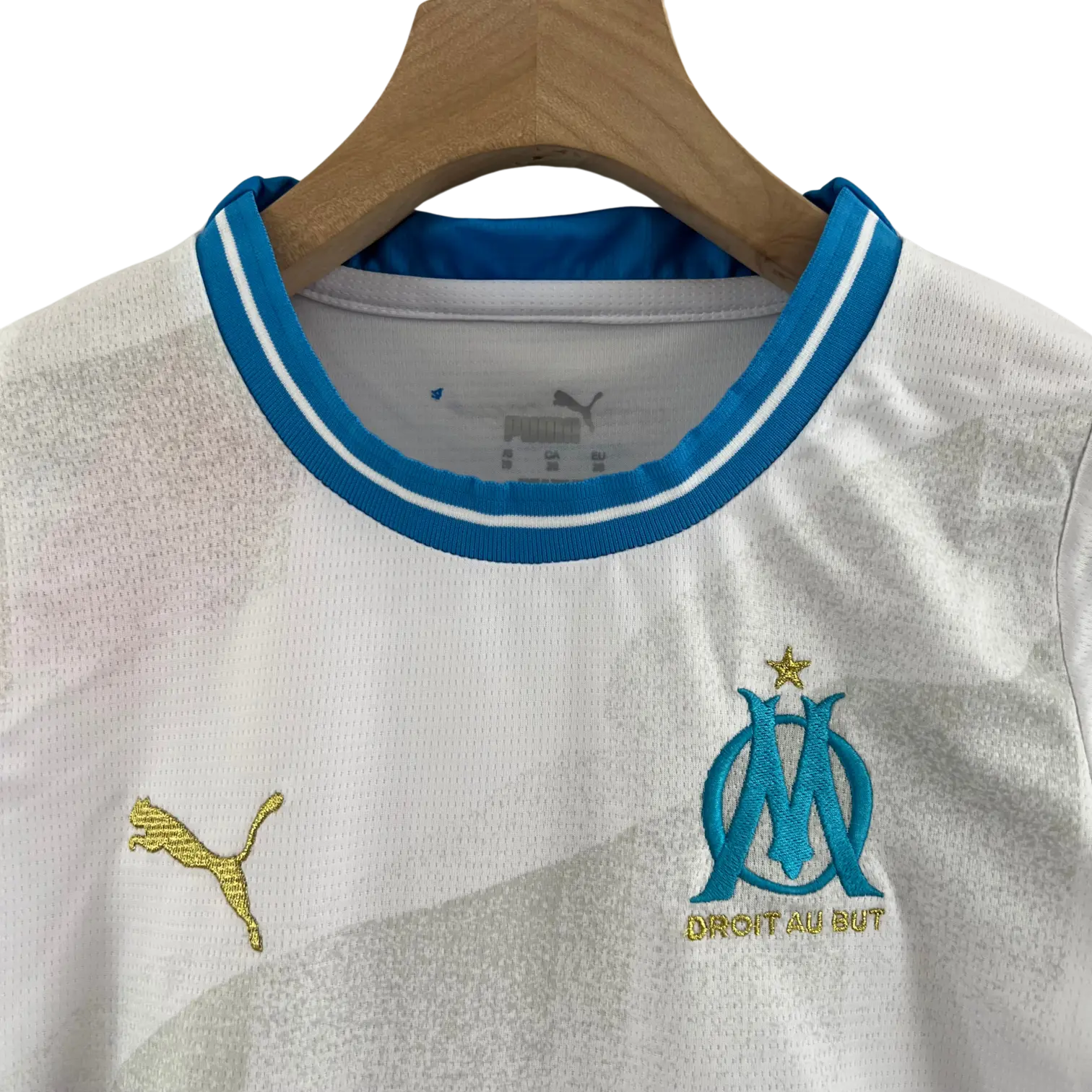 23/24 Olympique Marseille Home kids kit - Goatkits Store Retro-footballkits