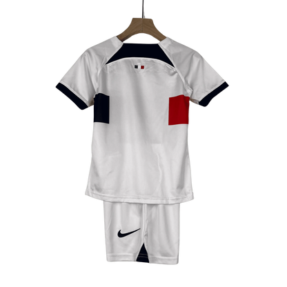 23/24 PSG Away Kids and Junior Kit Retro-footballkits