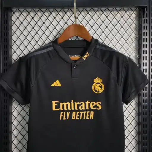 Real Madrid 23/24 Thid Kit – Kids Kit Retro-footballkits