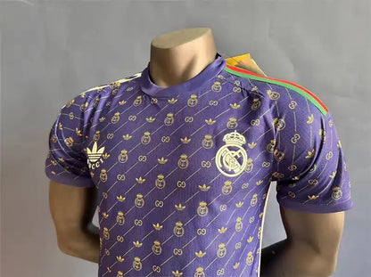 Real Madrid 24/25 Gucci Purple Kit  – Player version Retro-footballkits