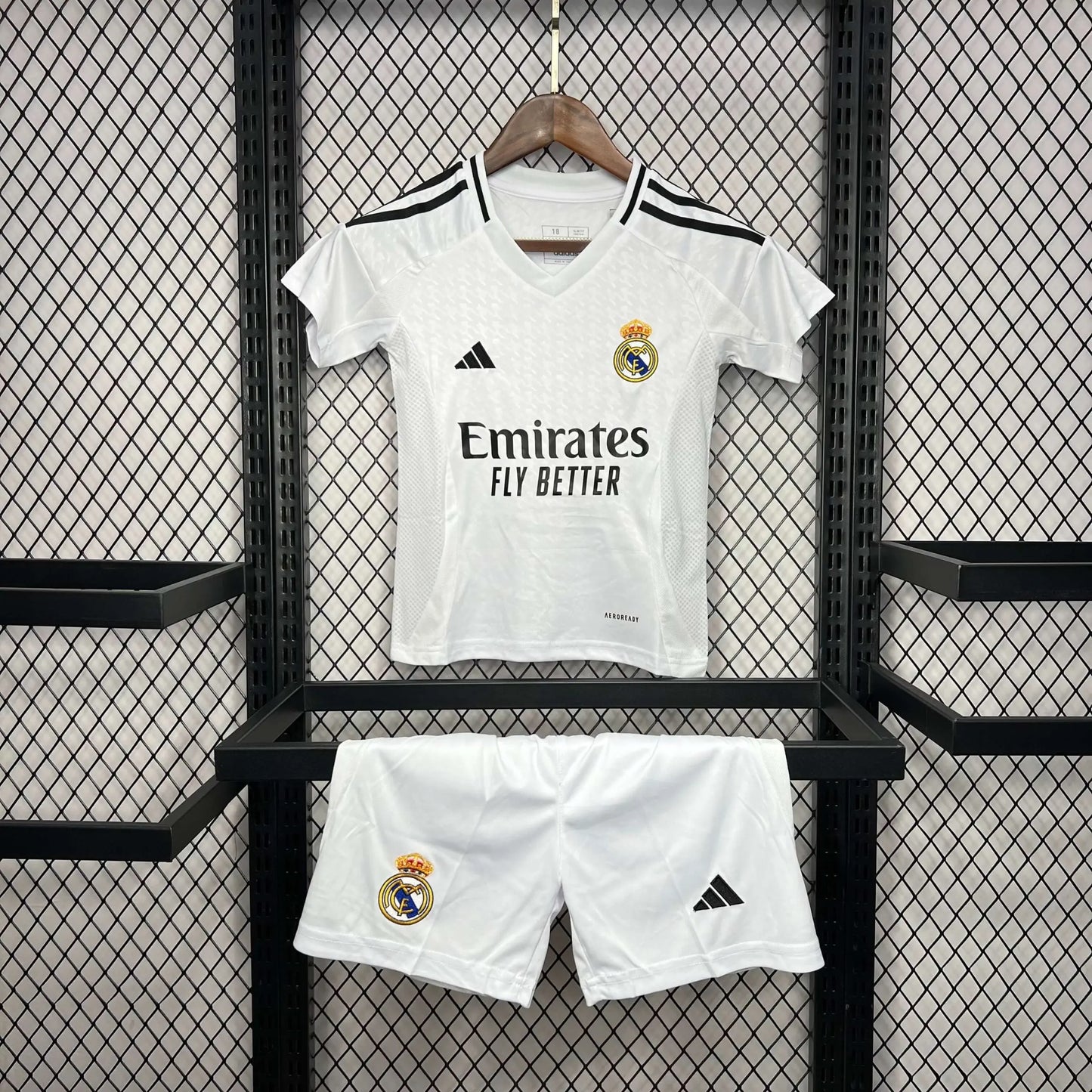 Real Madrid 24/25 Home Kit – Kids Kit Retro-footballkits