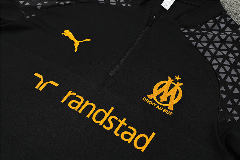 Marseille 23-24 | Black | Tracksuit Retro-footballkits