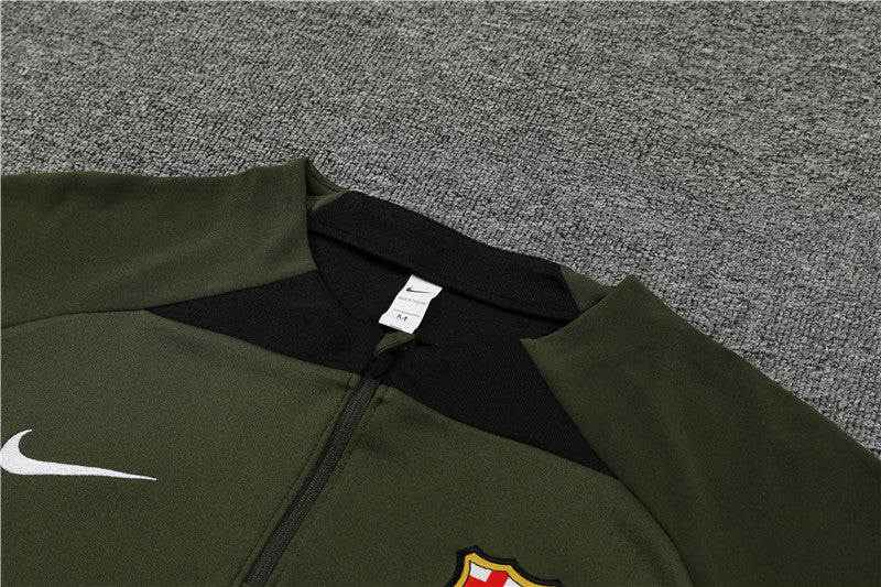 Barcelona 23-24 | Army Green | Tracksuit Retro-footballkits