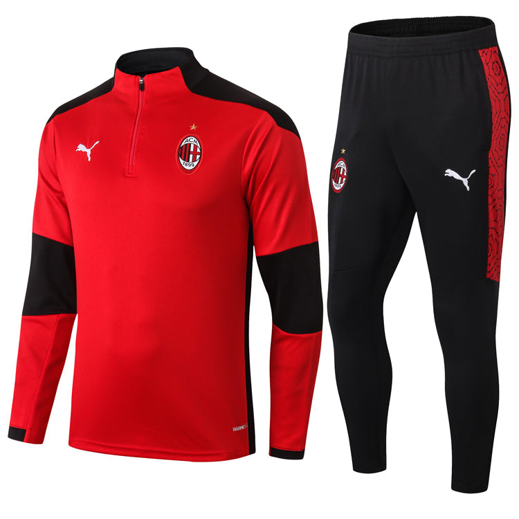 AC Milan 20-21 | Red Tracksuit Retro-footballkits