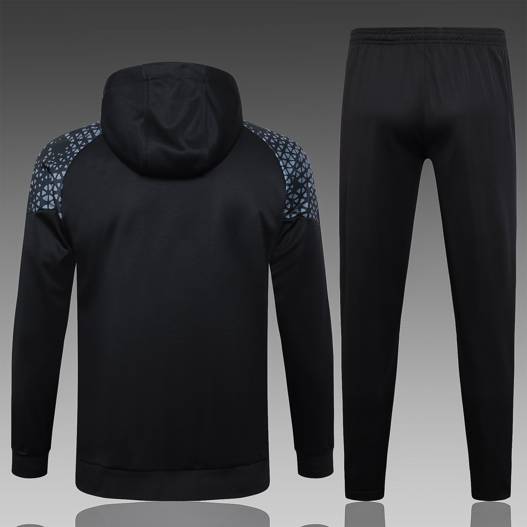 Marseille 23-24 | Black | Tracksuit Hoodie Retro-footballkits