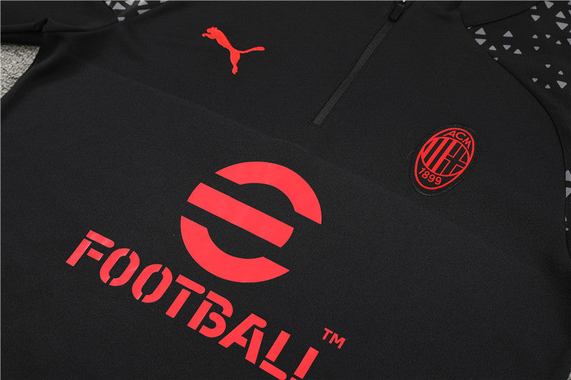 AC Milan 23-24 | Black | Tracksuit Retro-footballkits