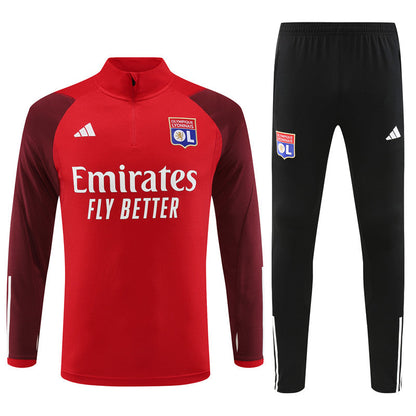 Lyon 23-24 | Red | Tracksuit Retro-footballkits