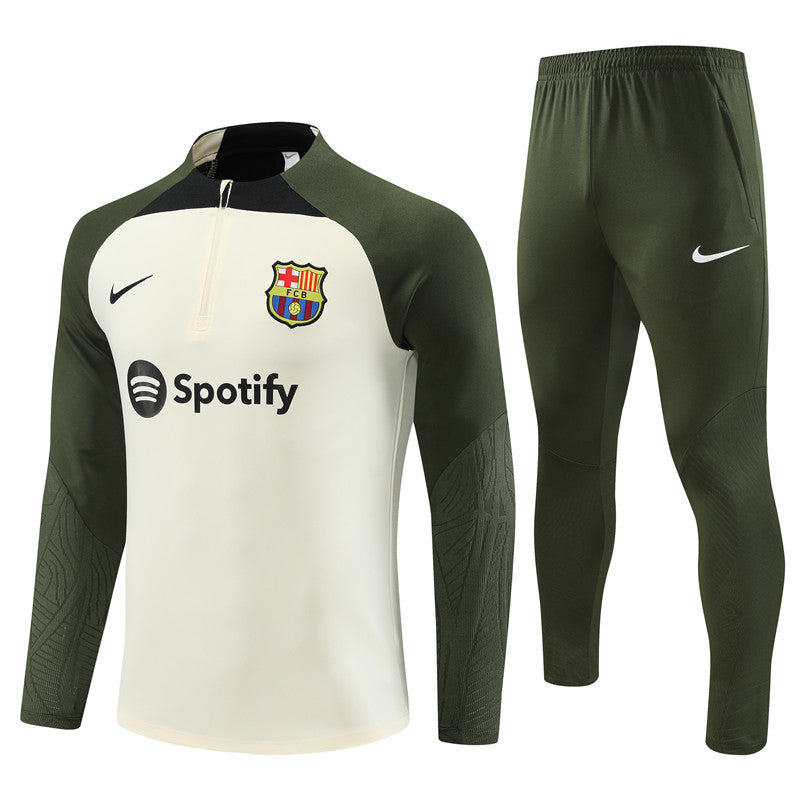 Barcelona 23-24 | Balsamic White  | Tracksuit Retro-footballkits