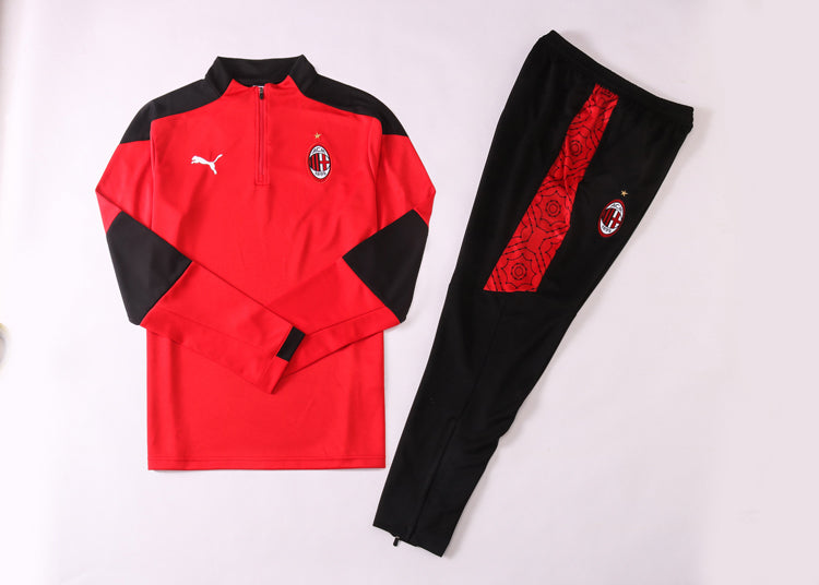 AC Milan 20-21 | Red Tracksuit Retro-footballkits