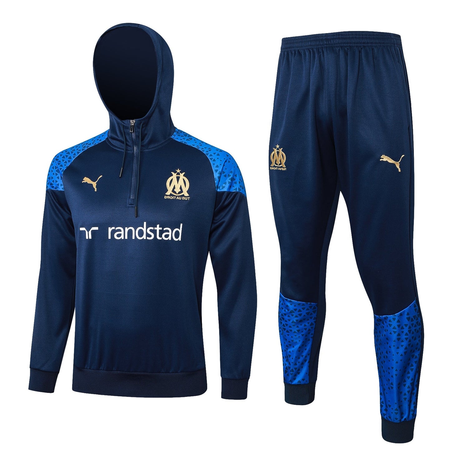 Marseille 23-24 | Tracksuit with Hat Retro-footballkits