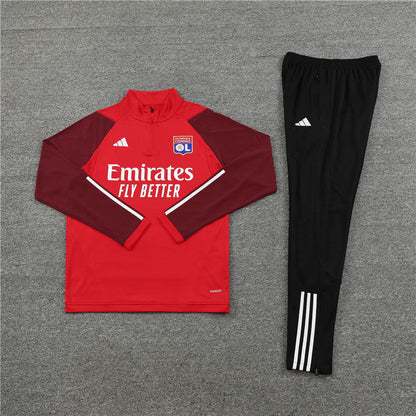 Lyon 23-24 | Red | Tracksuit Retro-footballkits