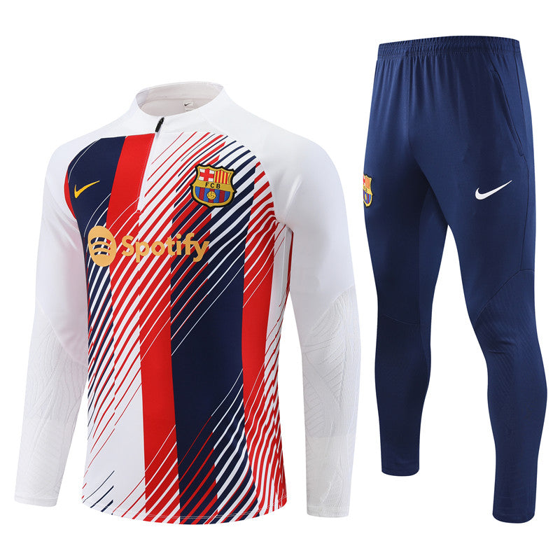 Barcelona 23-24 | White Camouflage Style | Tracksuit Retro-footballkits