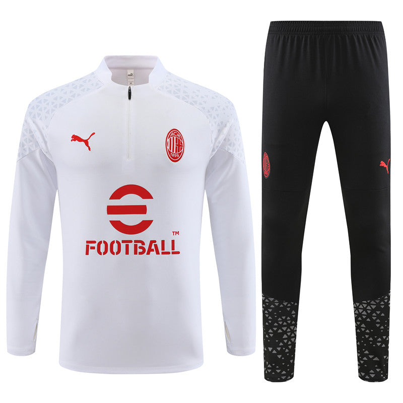 AC Milan 23-24 | White | Tracksuit Retro-footballkits