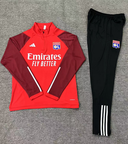 Lyon 23-24 | Red | Tracksuit Retro-footballkits