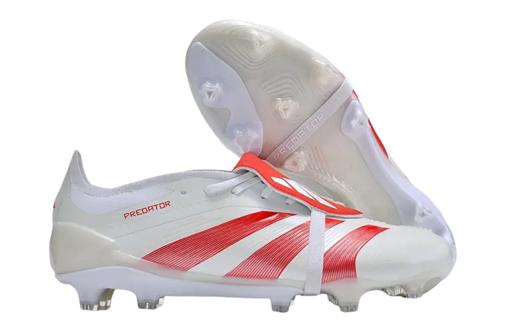 Adidas Predator Elite Tongue - Red & White | Goatkits Store Retro-footballkits