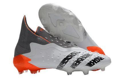 Adidas Predator Freak+ Whitespark FG - White Dark Metallic Silver Red Retro-footballkits