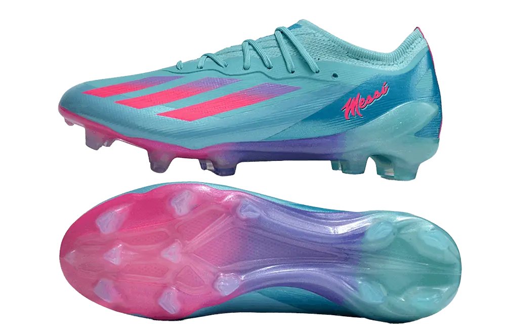 Adidas X Crazyfast FG Messi Turquoise Pink Retro-footballkits