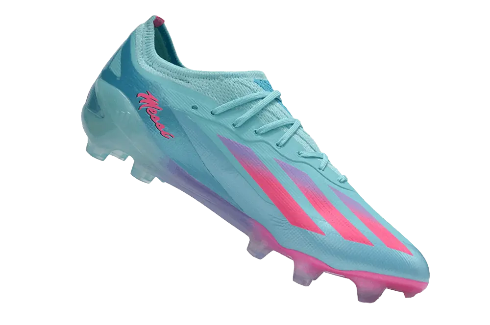 Adidas X Crazyfast FG Messi Turquoise Pink Retro-footballkits