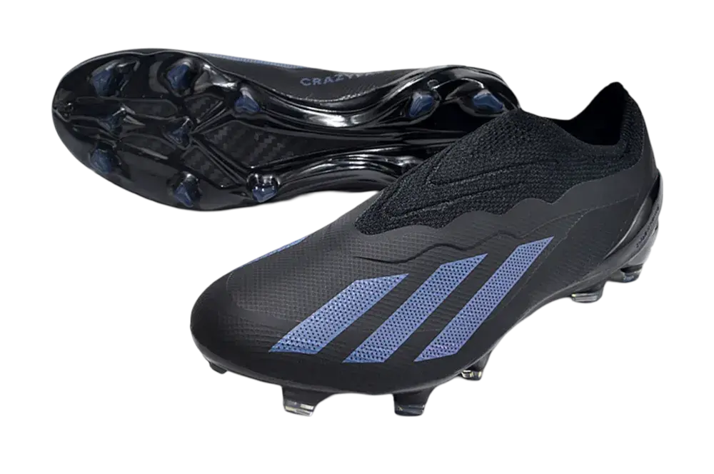 Adidas X Crazyfast - MESSI.1 FG - Full Black | Goatkits Store Retro-footballkits