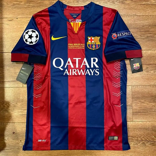 Barcelona 2015 UCL Final Berlin Kit Retro-footballkits