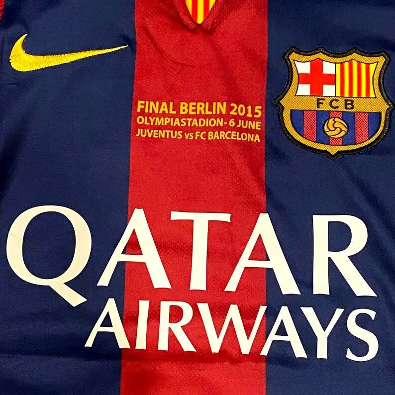 Barcelona 2015 UCL Final Berlin Kit Retro-footballkits