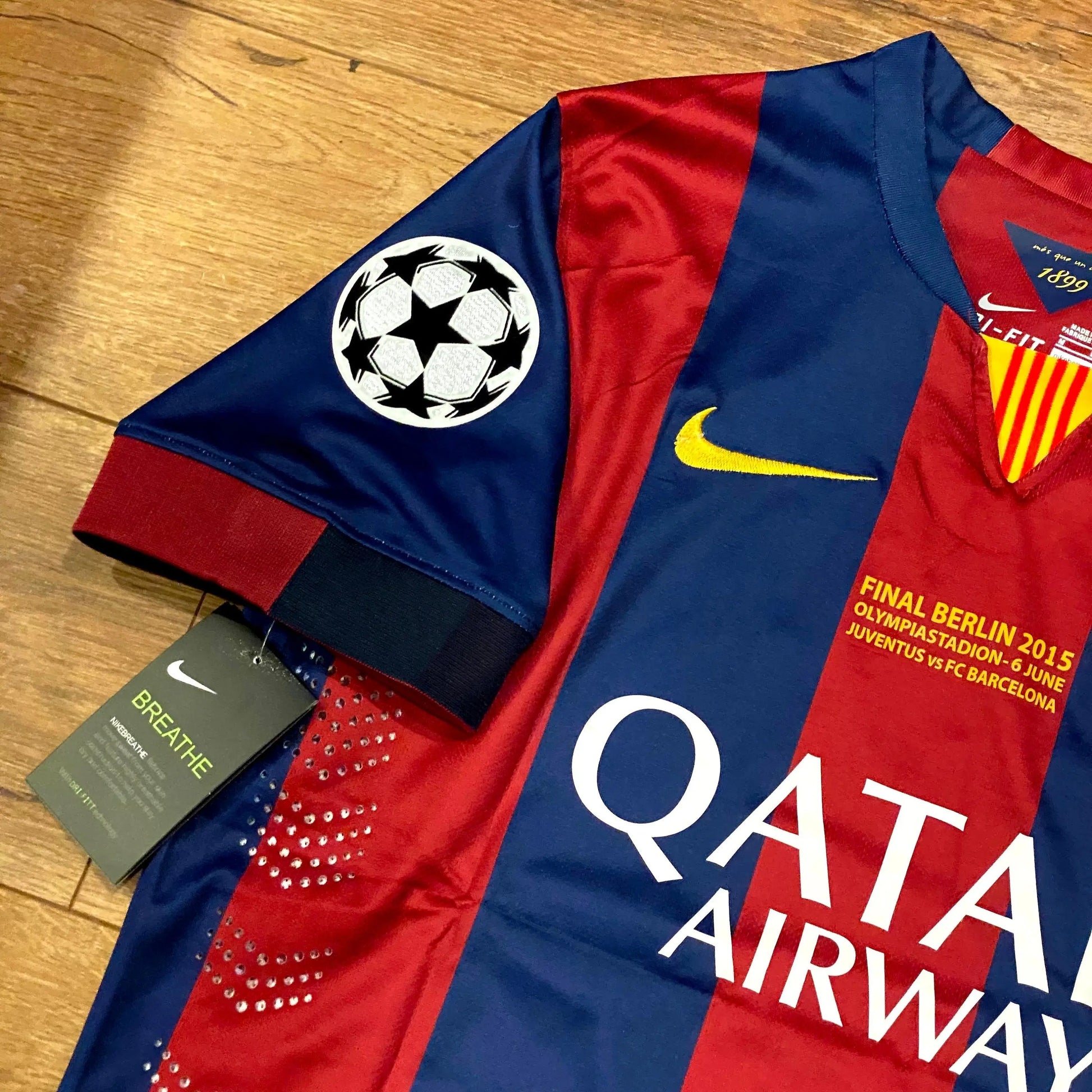 Barcelona 2015 UCL Final Berlin Kit Retro-footballkits