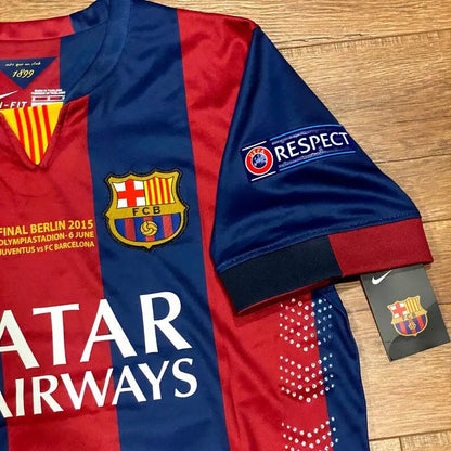 Barcelona 2015 UCL Final Berlin Kit Retro-footballkits