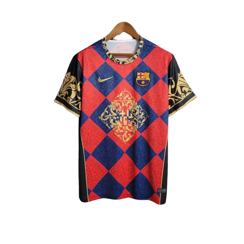 Barcelona Training Red kit 23-24 - Fan version Retro-footballkits