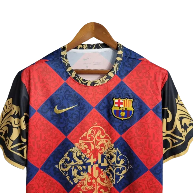 Barcelona Training Red kit 23-24 - Fan version Retro-footballkits