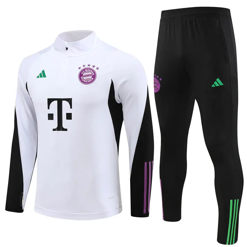 Bayern Munich 23-24 | White | Tracksuit Retro-footballkits