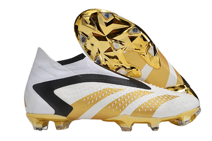 Adidas Predator Accuracy+ FG x Jude Bellingham - White/Gold/Black Retro-footballkits