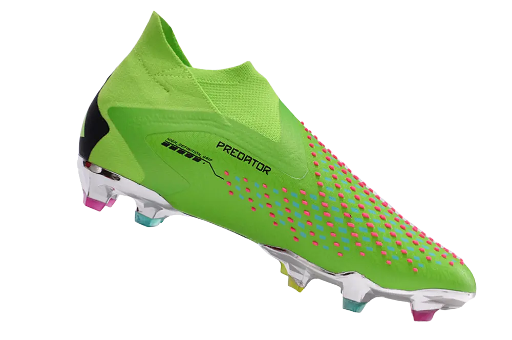 Adidas Predator Accuracy+ FG Firm Ground Soccer Cleats - Green/Blue/Black Retro-footballkits