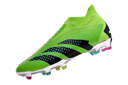 Adidas Predator Accuracy+ FG Firm Ground Soccer Cleats - Green/Blue/Black Retro-footballkits