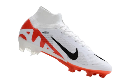 Nike Zoom Superfly 9 Elite FG Soccer Cleats (Bright Crimson/White/Black) Retro-footballkits