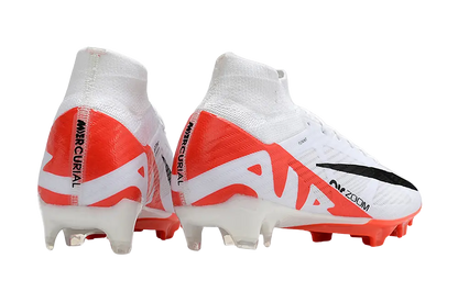 Nike Zoom Superfly 9 Elite FG Soccer Cleats (Bright Crimson/White/Black) Retro-footballkits