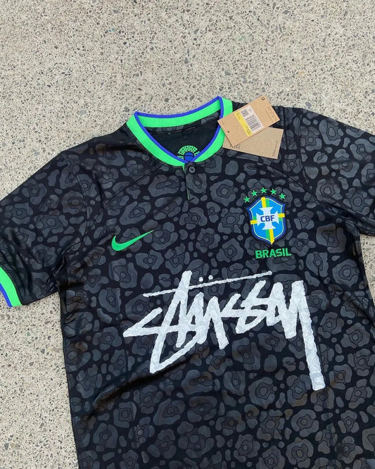 Brazil Black x Stussy Special Edition Retro-footballkits