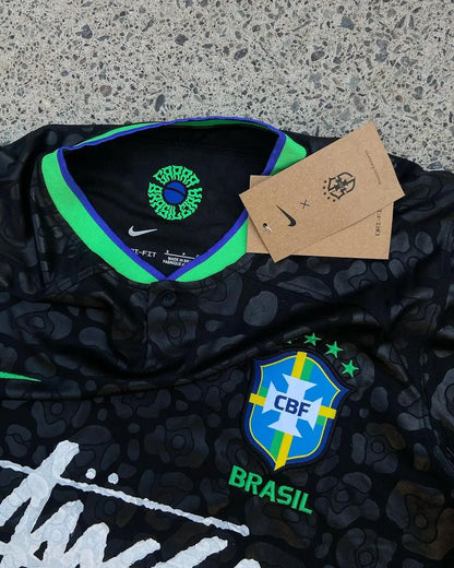 Brazil Black x Stussy Special Edition Retro-footballkits