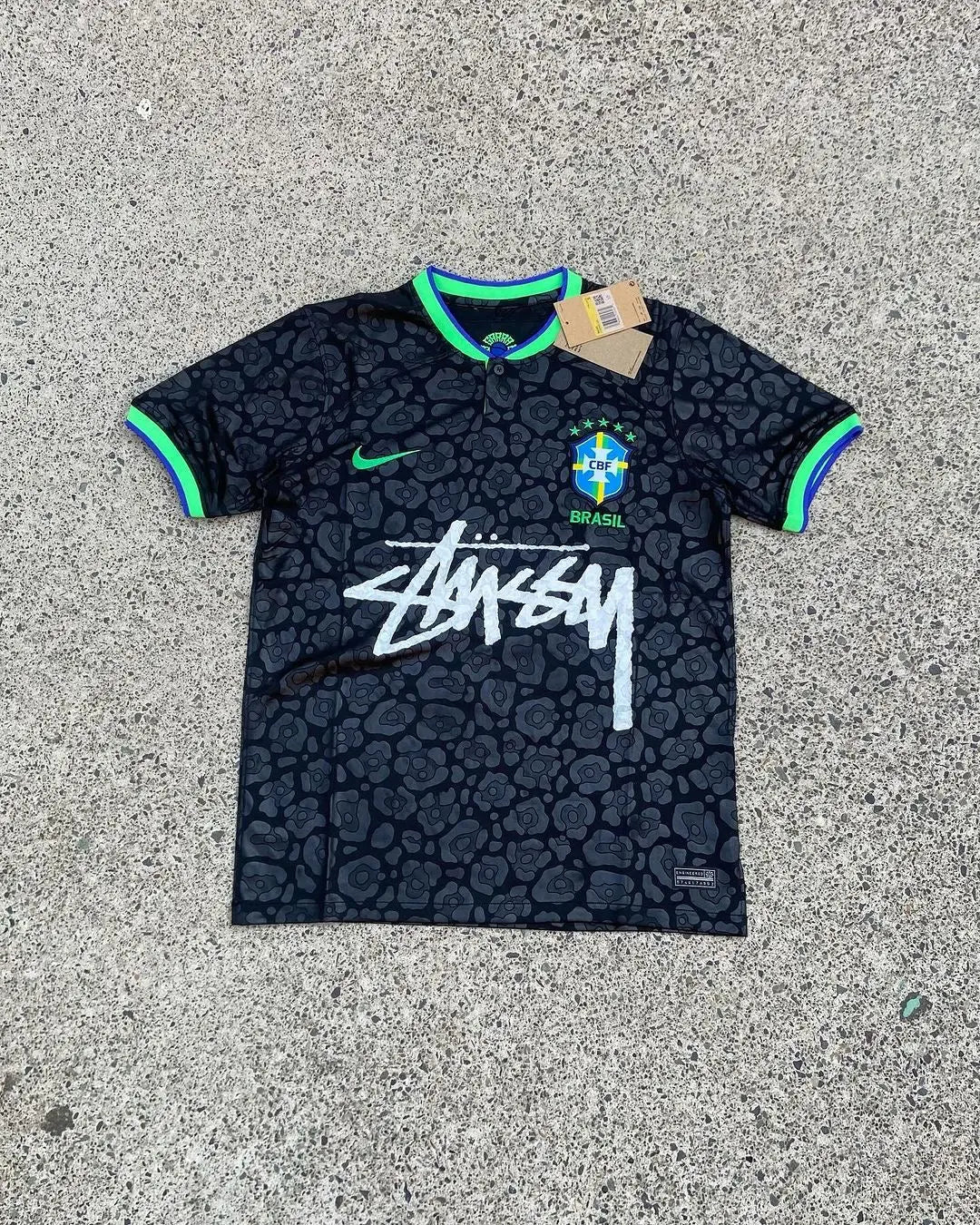 Brazil Black x Stussy Special Edition Retro-footballkits