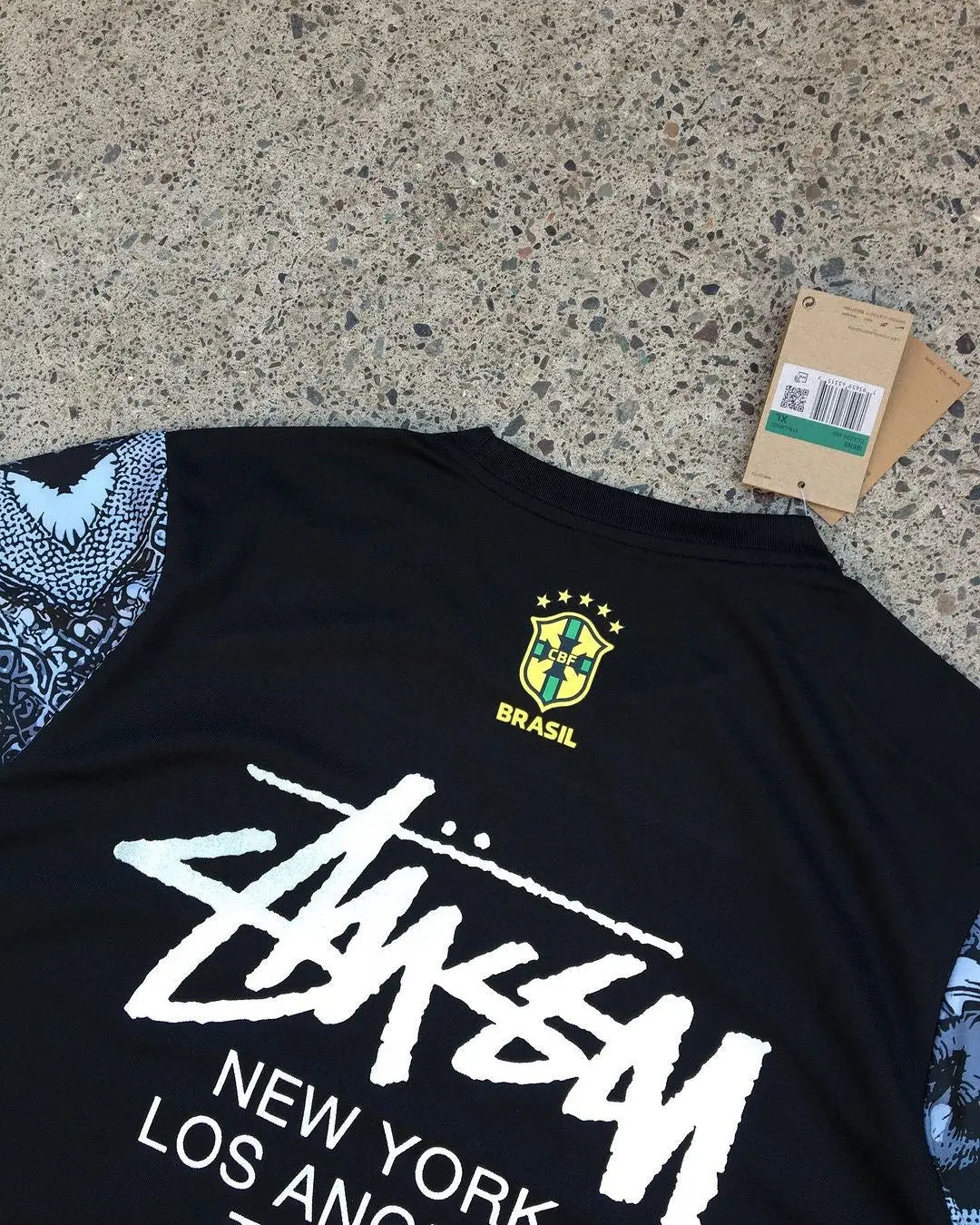 Brazil Jesus Jersey x Stussy - Limited Edition Retro-footballkits